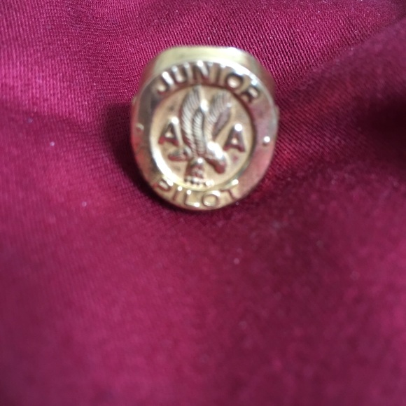 Vintage Brass American Airlines Junior Pilot ring - Picture 6 of 6